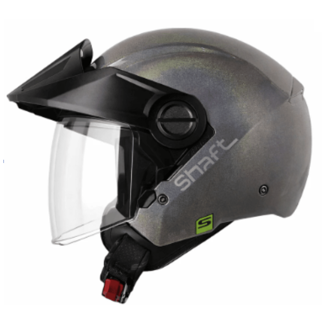 Casco moto shaft 212 solid camaleon sl abierto jet