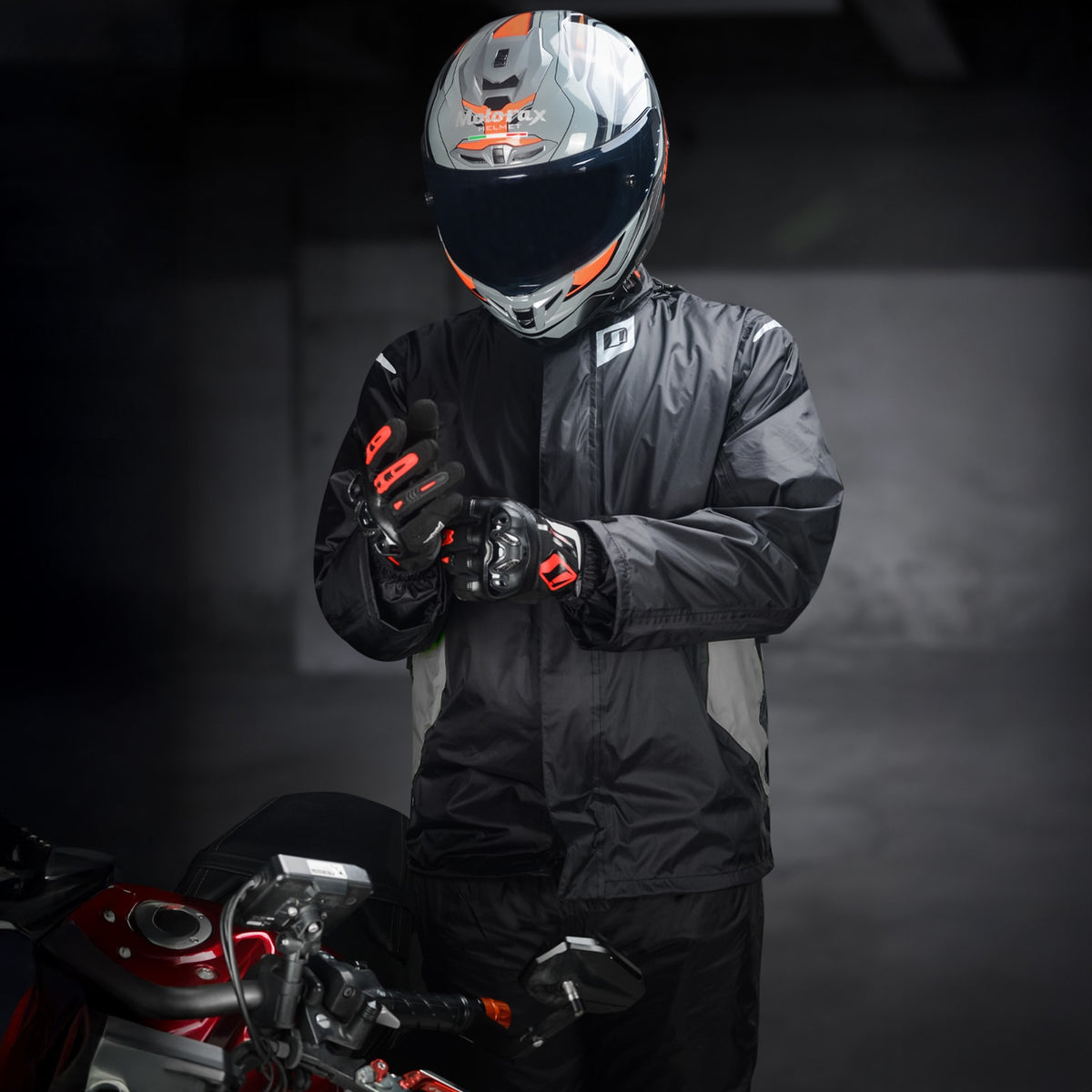 Conjunto traje impermeable ones again sj08 ng/gr waterproof