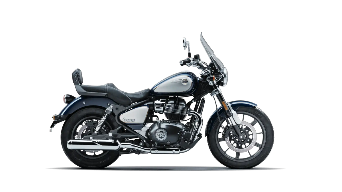 Royal Enfield Super Meteor 650 Celestial Azul