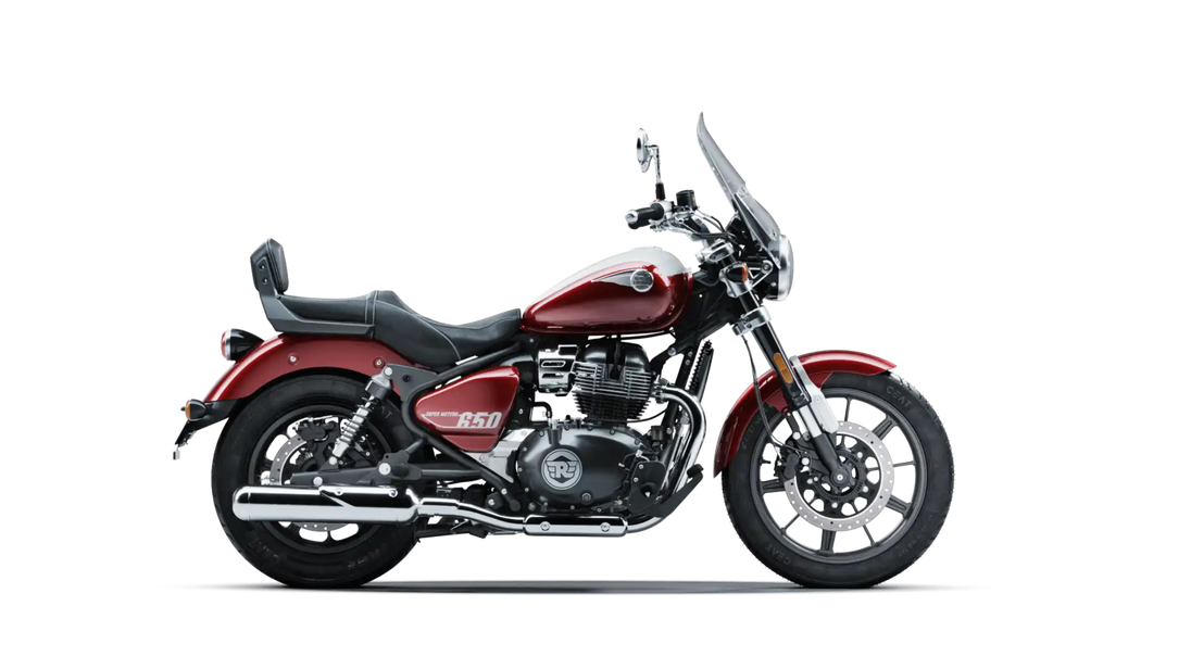 Royal Enfield Super Meteor 650 Celestial Rojo