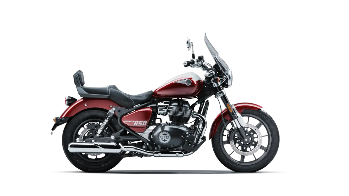 Royal Enfield Super Meteor 650 Celestial Rojo