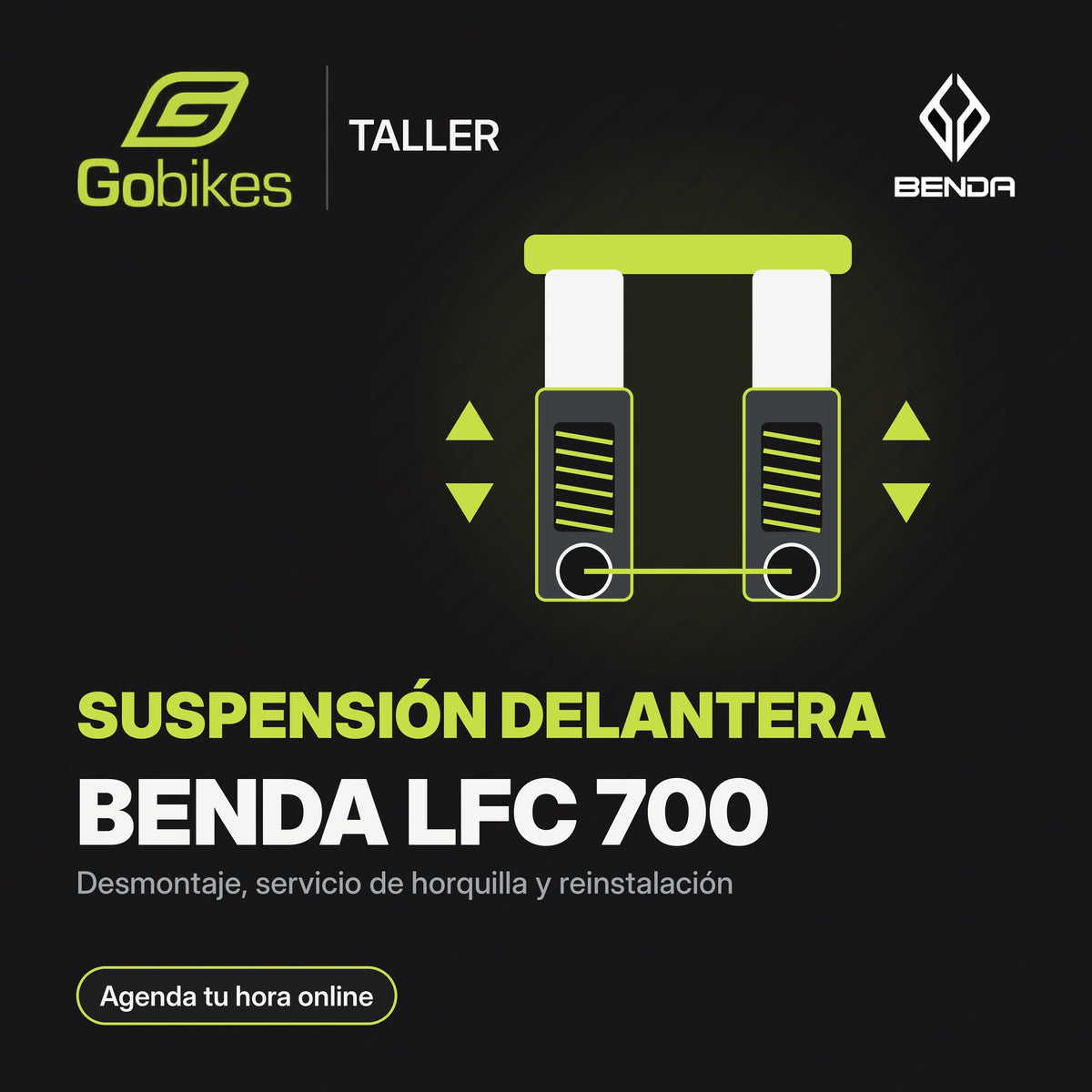 Servicio de suspensión delantera Benda LFC 700