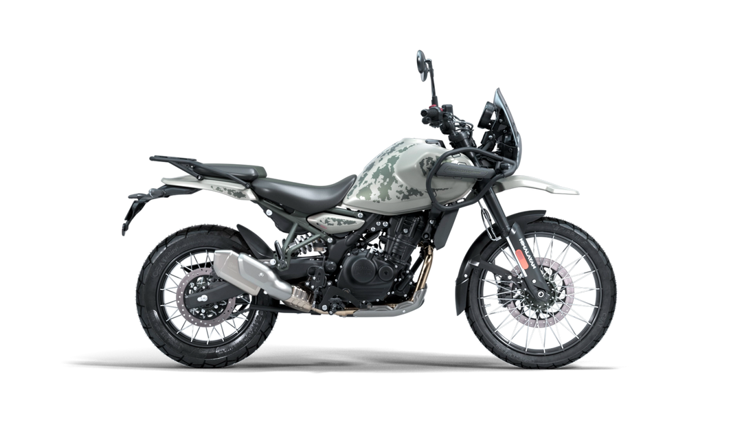 Royal Enfield New Himalayan 450 Tubular Kamet White (Tubeless)