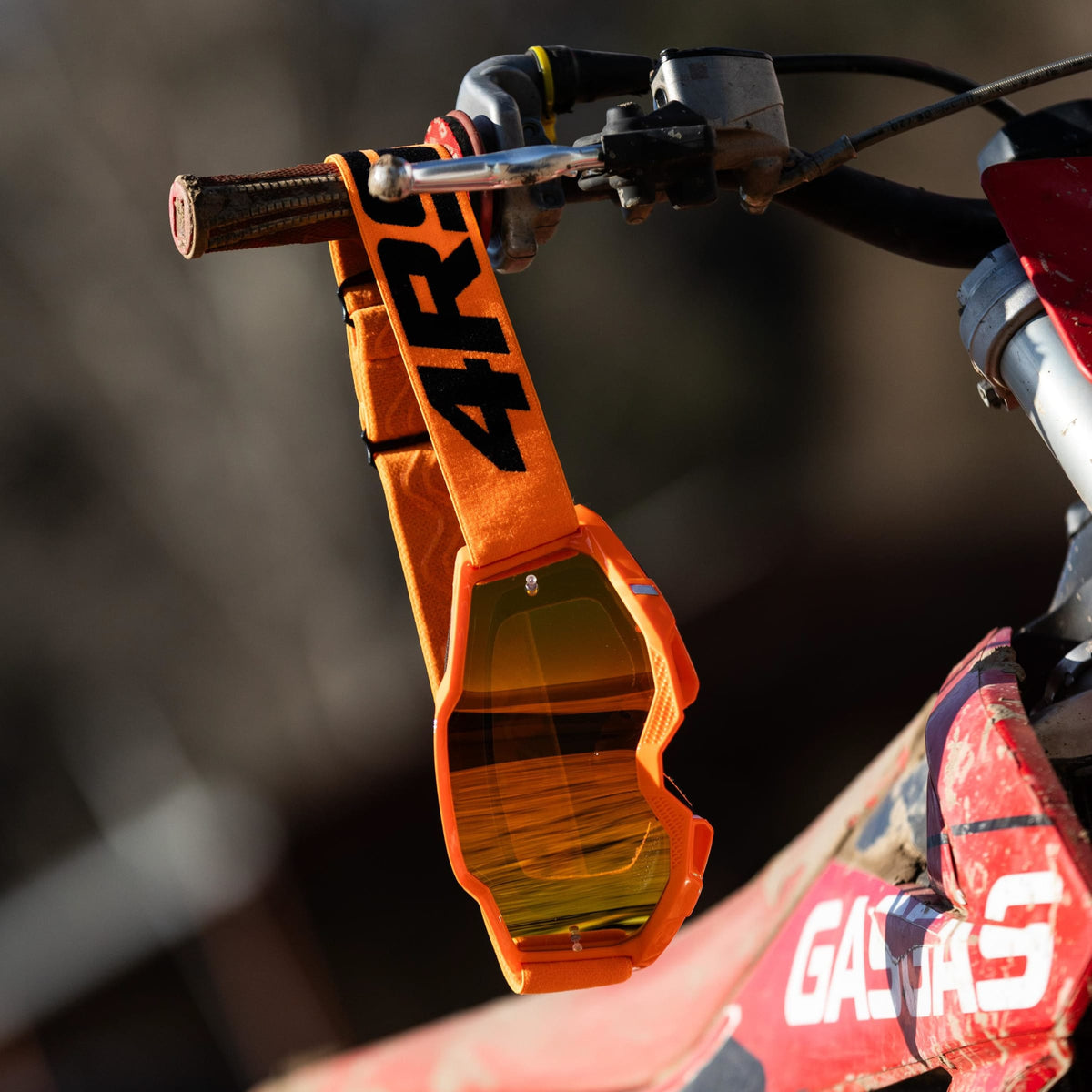 Antiparras para moto 4rs lite blanca motocross enduro mtb