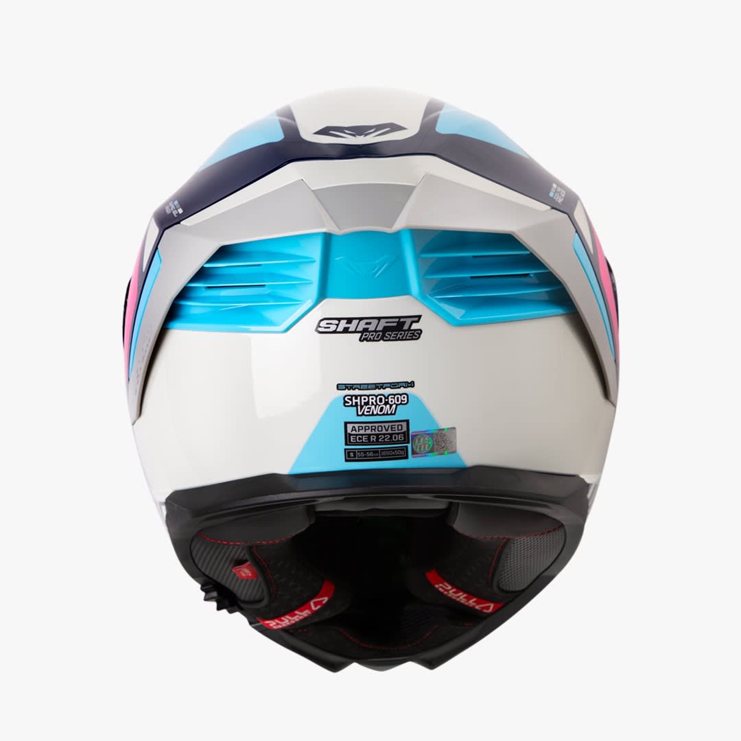 Casco moto shaft pro 609 venom streetform az.os gr integral