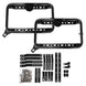 Maletas laterales moto 4rs V38 tipo aluminio 56lts negra