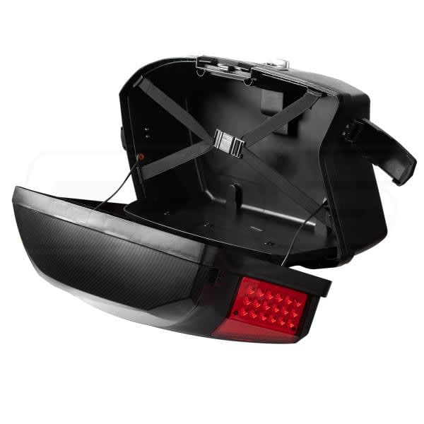 Maletas moto laterales 4rs v37 con luz led 75 litros universal