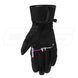 Guantes para moto largos madbike mad65 mujer con protecciones touch invierno negro rosa